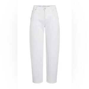 Adriano Goldschmied Daily Blue Mantra Barrel White Denim Jean NWT  30
